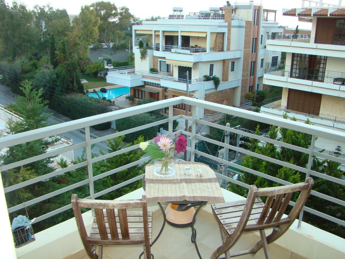 Family Getaway, Spacious And Luxurious, Sea View, Terrace, Next To Voula Beach, 20Min From Center Atenas Exterior foto